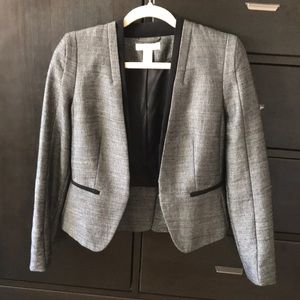Tailored H&M blazer gray silver black
